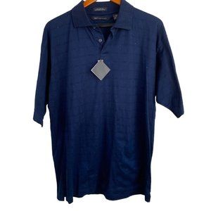 Men's Golf Polo Shirt Me Sport 60's Two Ply Mercerized Cotton NWT Size L